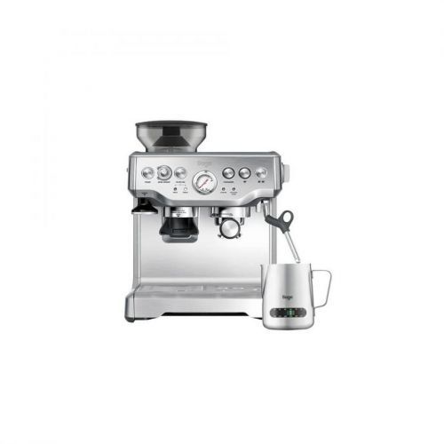 Sage by Heston Blumenthal Barista Express Bean-to-Cup Coffee Machine with Temperature Control Milk Jug, Stainless Steel BES875UK