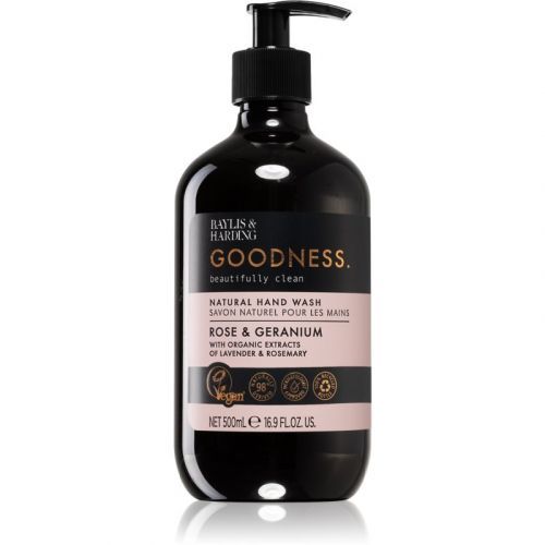 Baylis & Harding Goodness Rose & Geranium Natural Liquid Hand Soap 500 ml