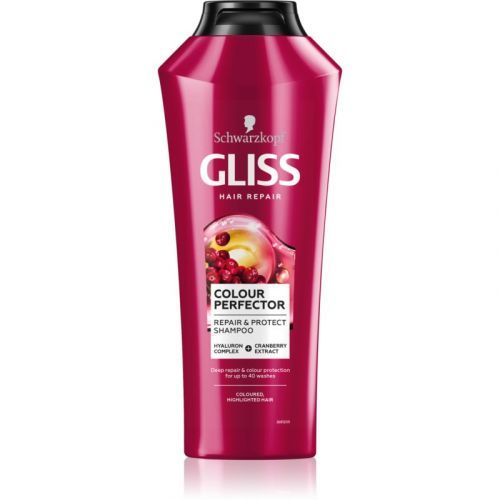 Schwarzkopf Gliss Colour Perfector Protective Shampoo For Colored Hair 400 ml