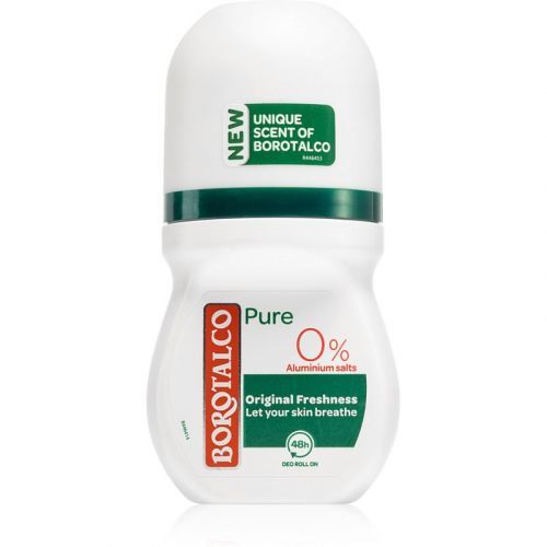 Borotalco Pure Original Freshness Aluminium Salts Free Deodorant Roll-On 50 ml