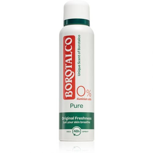 Borotalco Pure Original Freshness Deodorant Spray Without Aluminum Content 150 ml