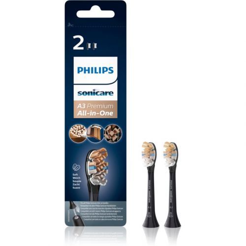 Philips Sonicare Prestige HX9092/10 Replacement Heads for Battery-Operated Sonic Toothbrush 4 pcs