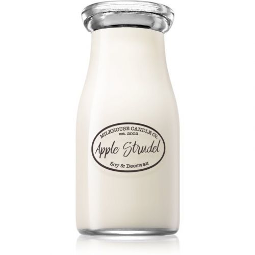 Milkhouse Candle Co. Creamery Apple Strudel scented candle Milkbottle 227 g