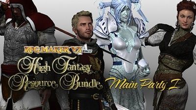RPG Maker VX Ace: High Fantasy Main Party Pack 1