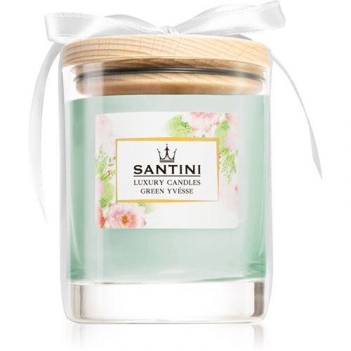 SANTINI Cosmetic Green Yvésse scented candle 270 g