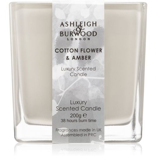 Ashleigh & Burwood London Life in Bloom Cotton Flower & Amber scented candle 200 g