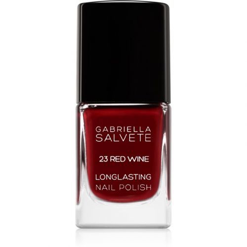 Gabriella Salvete Longlasting Enamel Longlasting Nail Polish with High Gloss Effect Shade 23 Red Wine 11 ml