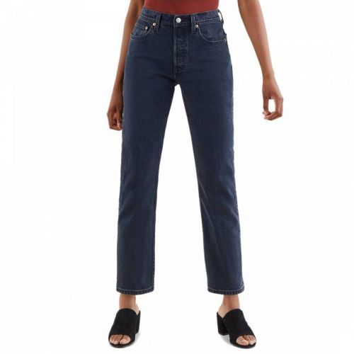 Blue 501® Cropped Stretch Jeans