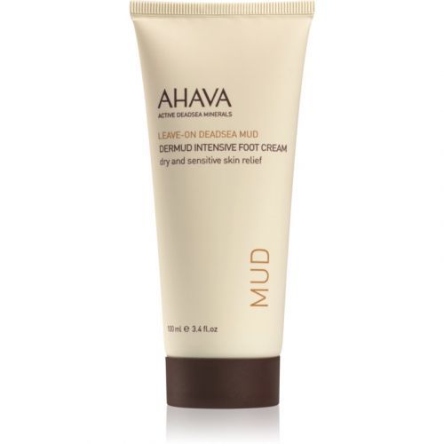 Ahava Dead Sea Mud High-Impact Foot Cream For Dry and Sensitive Skin 100 ml