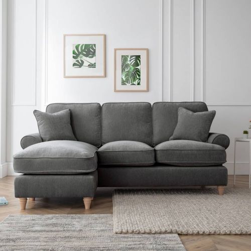 The Bromfield Right Hand Chaise Sofa Manhattan Charcoal