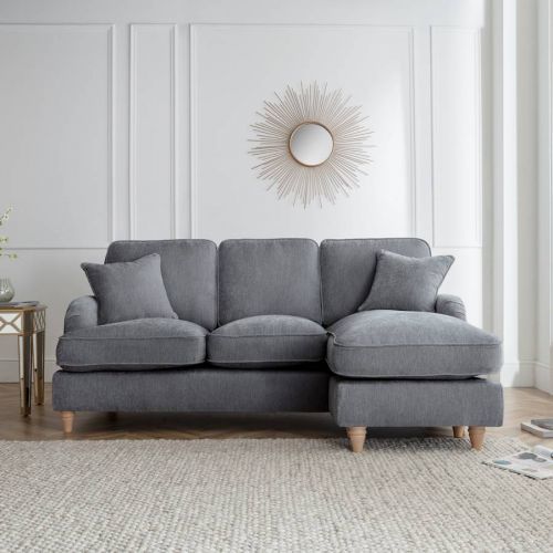 The Swift Right Hand Chaise Sofa Manhattan Charcoal