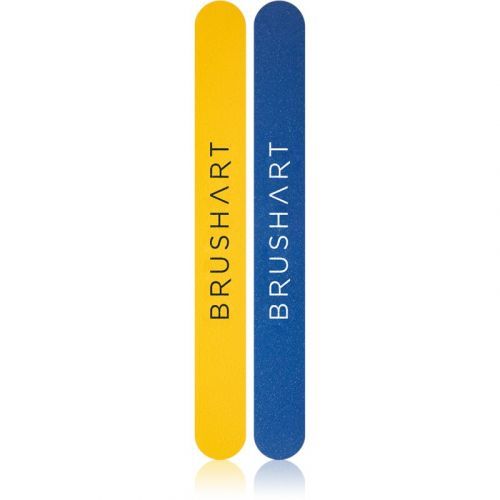 BrushArt Accessories Nail Nail File Set I. Shade Yellow/Blue 2 pc