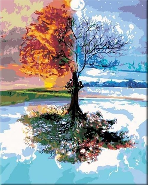 Zuty Painting by numbers Tree Of The Seasons