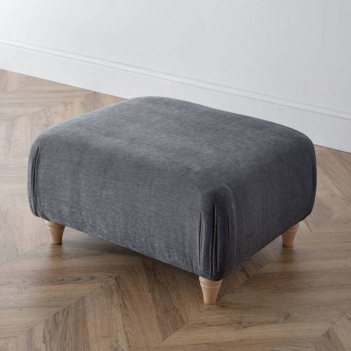 The Swift Footstool Manhattan Charcoal