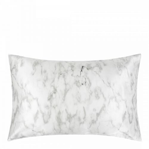 Mulberry Silk Pillowcase Marble Grey