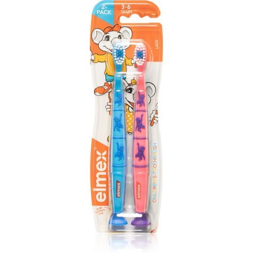 Elmex Children's Toothbrush Toothbrush For Children Soft 3-6 years 2 pc