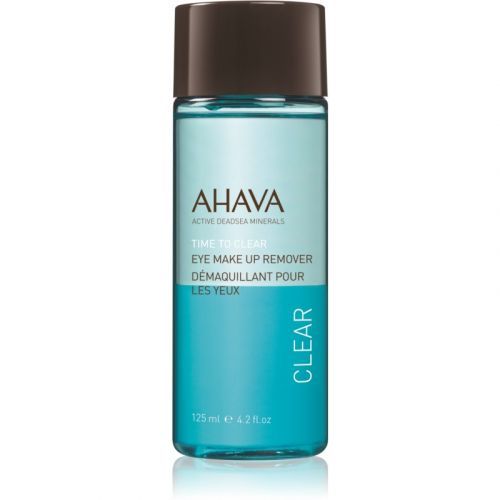 Ahava Time To Clear Waterproof Eye Make - Up Remover For Sensitive Eyes 125 ml