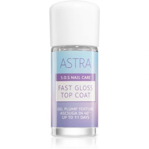 Astra Make-up S.O.S Nail Care Fast Gloss Top Coat Protective High-Shine Top Coat 12 ml