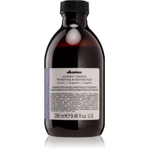 Davines Alchemic Silver Nourishing Shampoo for Hair Color Enhancement 280 ml