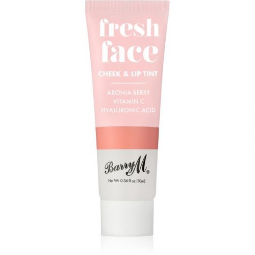 Barry M Fresh Face Liquid Blusher and Lip Gloss Shade Peach Glow 10 ml