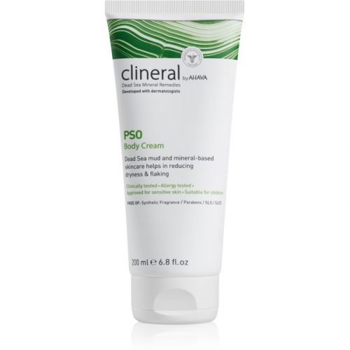 Ahava Clineral PSO Moisturizing Body Cream For Very Dry Skin 200 ml