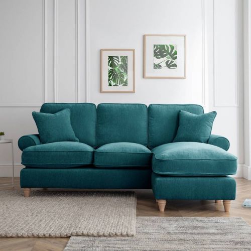 The Bromfield Left Hand Chaise Sofa Manhattan Emerald