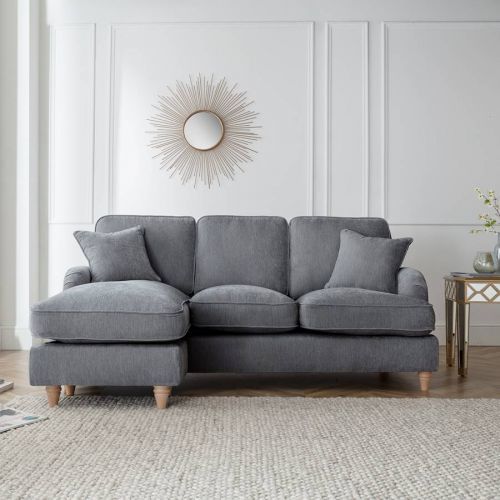 The Swift Left Hand Chaise Sofa Manhattan Charcoal