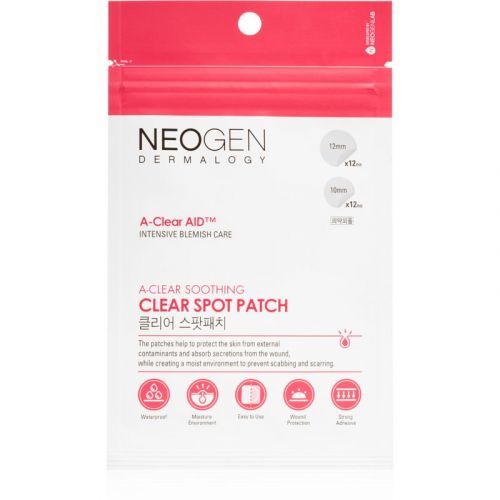 Neogen Dermalogy A-Clear Soothing Spot Patch Cleaning Patch for Acne Skin 24 pc