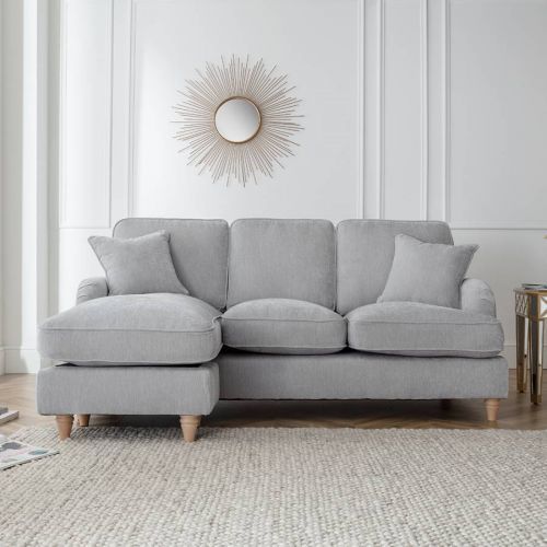 The Swift Left Hand Chaise Sofa Manhattan Ice