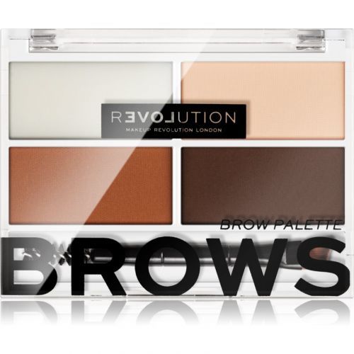 Revolution Relove Colour Cult Palette For Eyebrows Make - Up Shade Medium 3,2 g