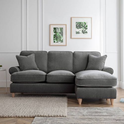 The Bromfield Left Hand Chaise Sofa Manhattan Charcoal