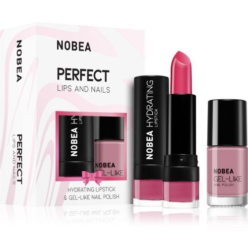 NOBEA Day-to-Day nail polish and hydrating lipstick set