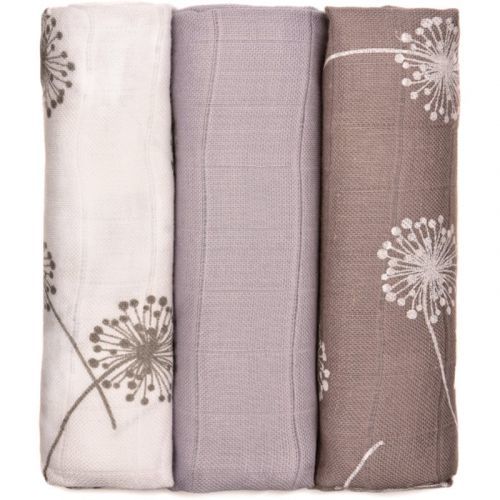 T-Tomi BIO Bamboo Diapers Dandelions cloth nappies 70x70 cm 3 pc
