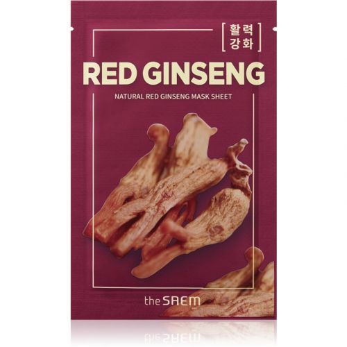 The Saem Natural Mask Sheet Red Ginseng Complex Care Sheet Mask