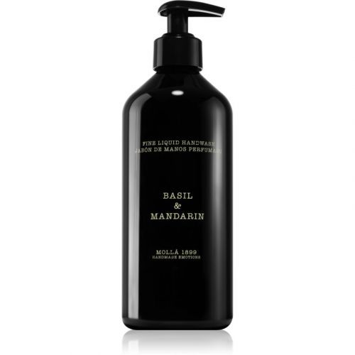 Cereria Mollá Basil & Mandarín perfumed liquid soap 500 ml