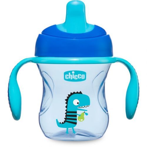 Chicco Train training cup with handles 6m+ Blue 200 ml