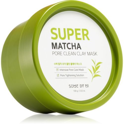 Some By Mi Super Matcha Pore Clean Cleansing Clay Face Mask for Pore Tightening 100 g