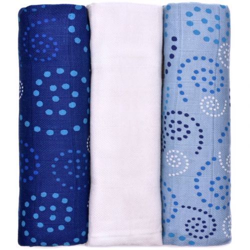 T-Tomi BIO Bamboo Diapers Spirales cloth nappies 70x70 cm 3 pc