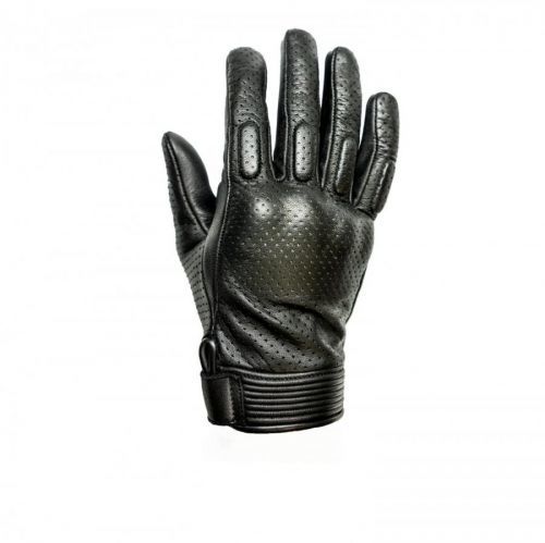 Helstons Side Perforated Black  T8