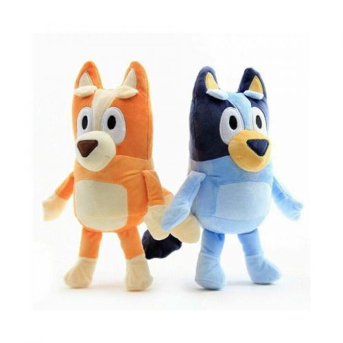 2PCS 28cm Bluey and Bingo Dog Friends Plush Toy Kids Birthday Gift