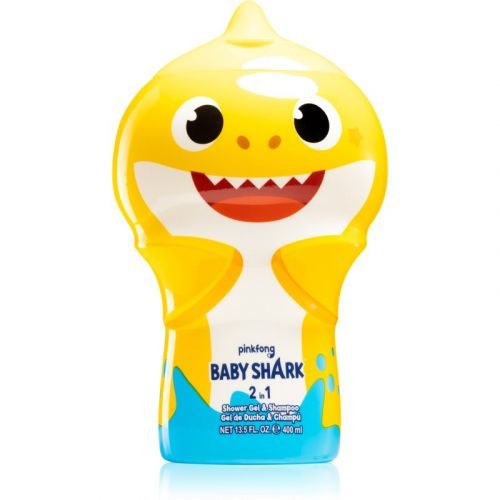 Air Val Baby Shark Delicate Shower Gel and Shampoo for Children 400 ml