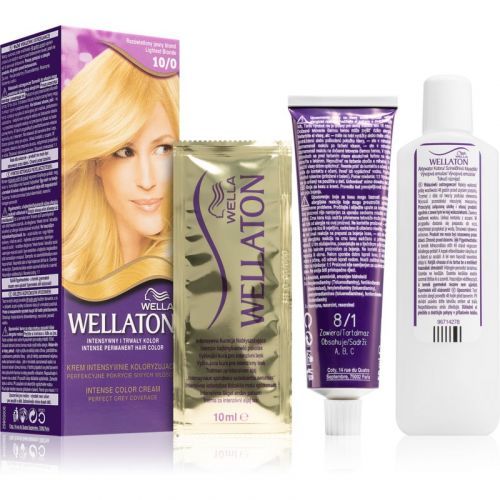 Wella Wellaton Permanent Colour Crème Hair Color Shade 10/0 Lightest Blonde