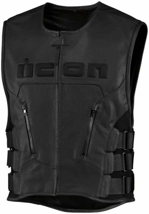 ICON - Motorcycle Gear Regulator D30™ Vest Black 2XL-3XL Motorcycle Vest