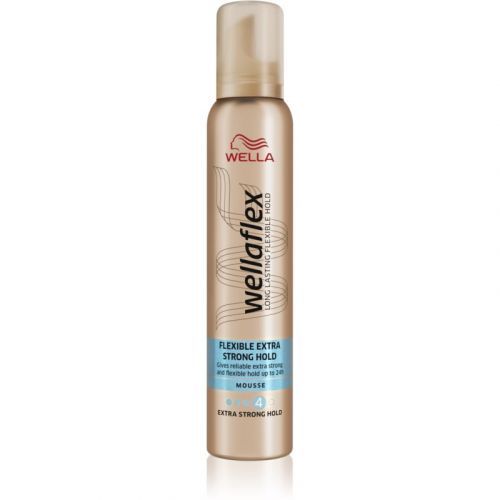 Wella Wellaflex Flexible Extra Strong Styling Mousse With Extra Strong Fixation 200 ml