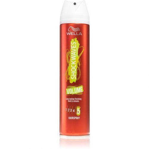 Wella Shockwaves Volume Extra Strong Fixating Hairspray with Volume Effect 250 ml