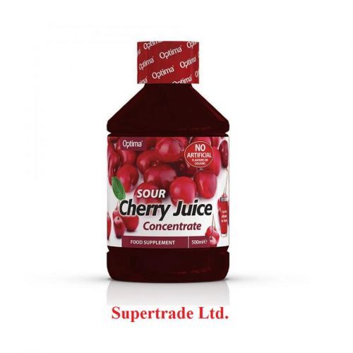 2 X Optima Sour Cherry Juice Super Concentrate Active Live - 500ml