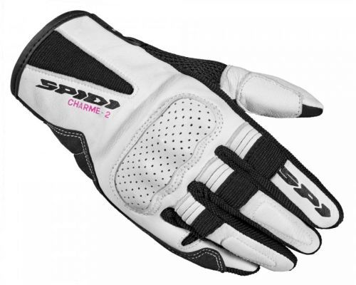 Spidi Charme 2 Black White Motorcycle Gloves XS