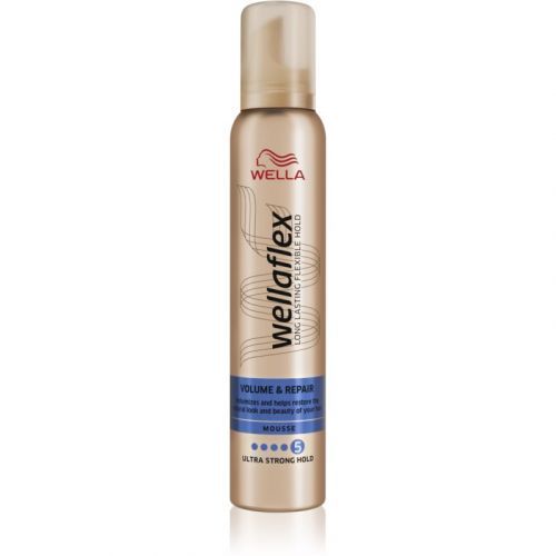 Wella Wellaflex Volume & Repair Styling Mousse for Volume and Vitality 200 ml