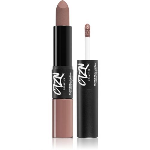 CTZN Nudiversal Lip Duo Long-Lasting Lipstick and Lip Gloss Shade Koh Samui