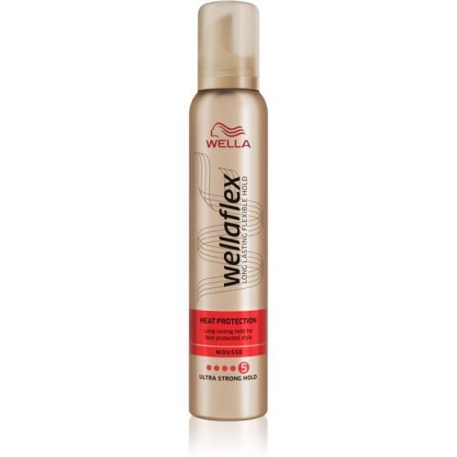 Wella Wellaflex Heat Protection Styling Mousse For Heat Hairstyling 200 ml